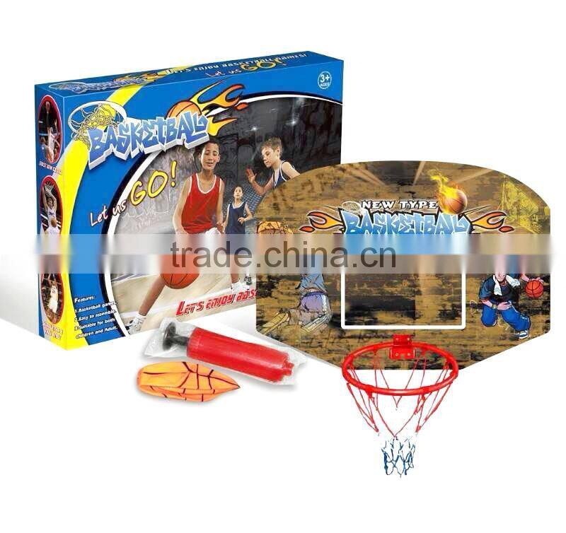 Wholesale cheap basketball stand with Basketball and Air Pump