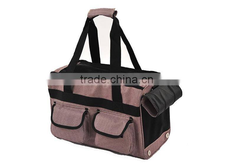 Multi-functional folding tote pet carrier bag with dog pet carry