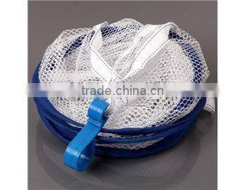 Single Layer Folding Mesh Drying Clothes Basket (White)(TM-CPH-025)