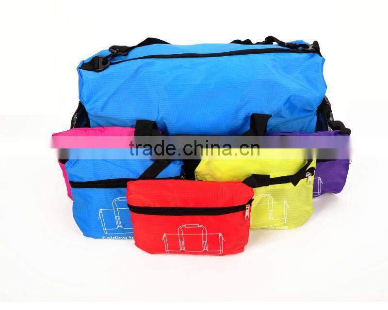 2014 New Polyester Duffel Foldable travel bag(CF-192)