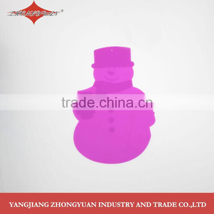 Snow man shaped silicone mat, kitchen pad, kitchen utensil