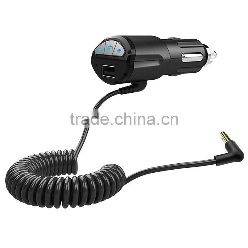 Bluetooth Audio Receiver with car charger Hands free Calling mp3 stereo speaker