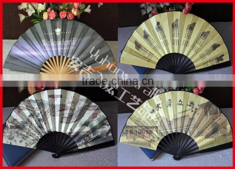 Factory price bamboo crafts fan