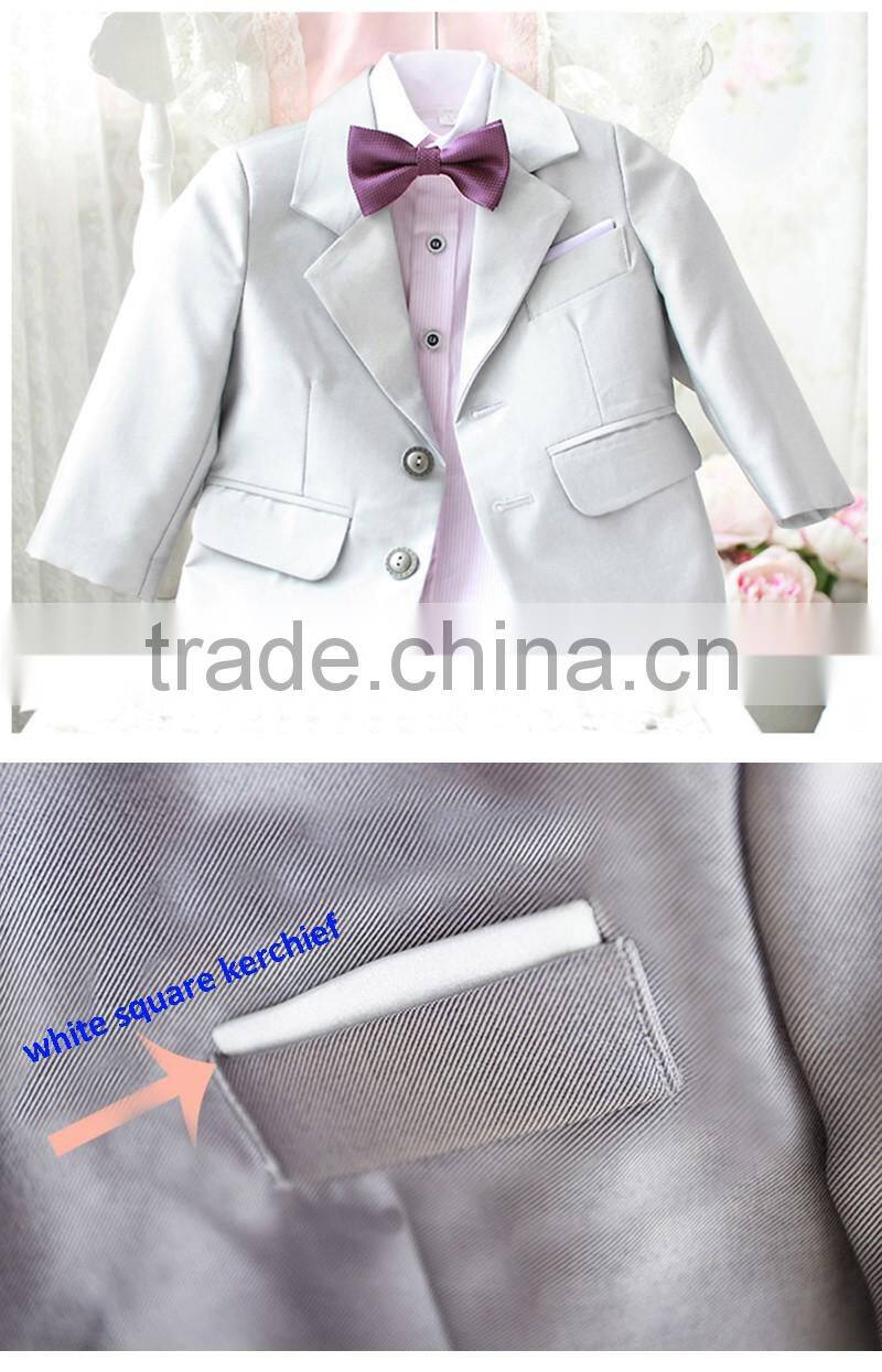 2016 Newest Autumn Flower Children Kids Groom Wedding Suit