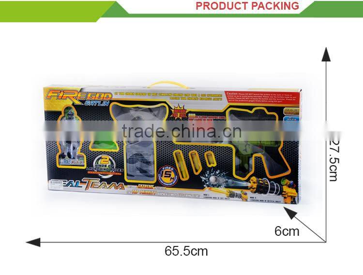 New arrival 2 in 1 water bomb toy gun eva soft bullets infrared toy laser guns