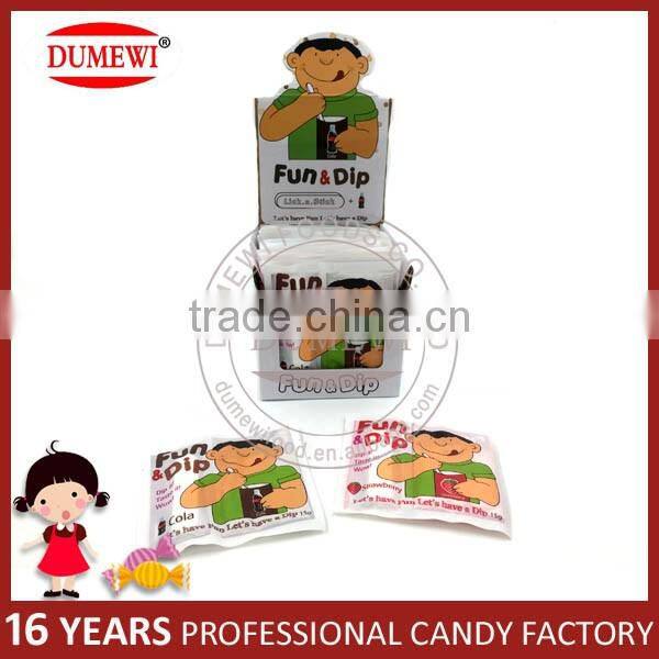 Fun and Dip Sour Powder Candy with Tablet Stick Candy