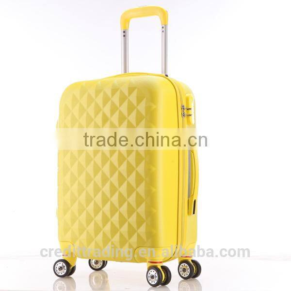 cheap pink abs luggage sets