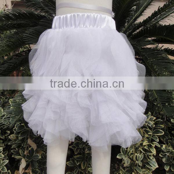 High quality white baby skirts children tulle skirt and romantic tutu