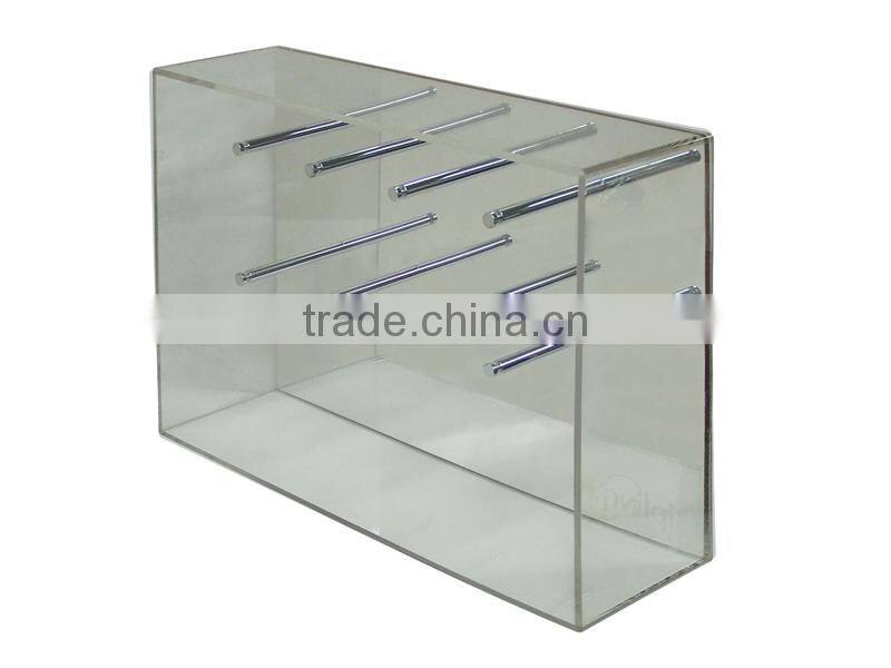 Acrylic table counter mirror stand