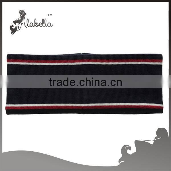 Simple design sports headband 100% merino wool headband