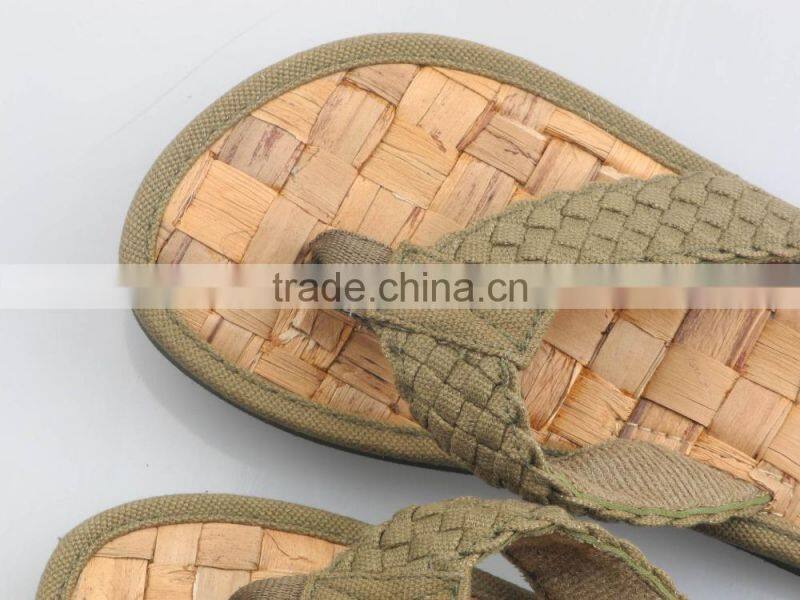 Cork sole slipper, child's summer slipper