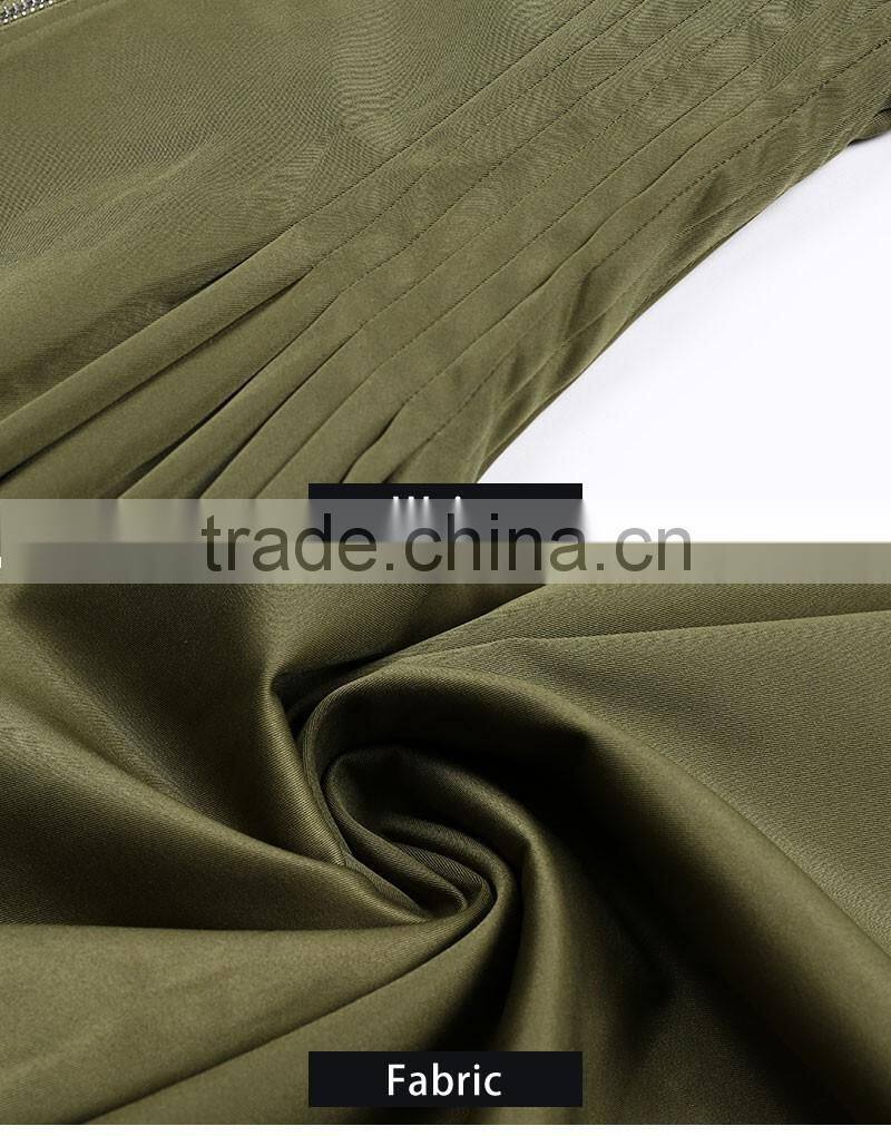 European Design Elegant Autumn Dress Women Casual Long Sleeve Dress Brand Fashion Pleated Ladies Dreses