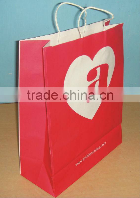 Kraft Paper Bags with Handles / Twisted Paper Handles