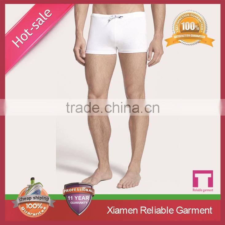 2015 New Arrival Cheap Price Men's Sexy waterproof pockets swim trunks