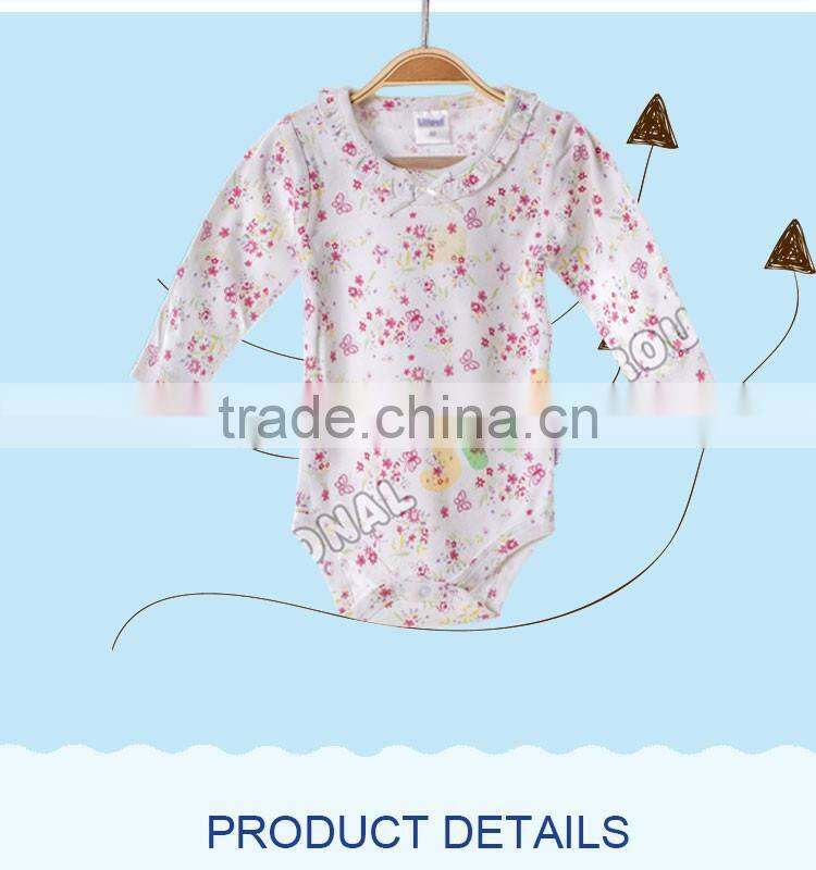 High Quality Floral Romper Newborn Baby Clothes