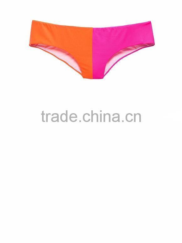 NEW!2016 xxx hot sex Colorblock High-neck Top bikini hot korean teen girl bikini