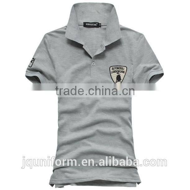custom fashionable and best fit plain short sleeve polo T-shirt manufactures in guangzhou China