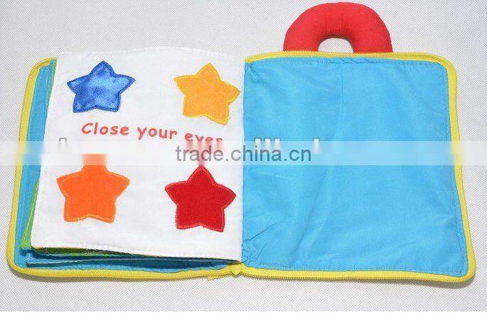 handmade fabric baby cloth book