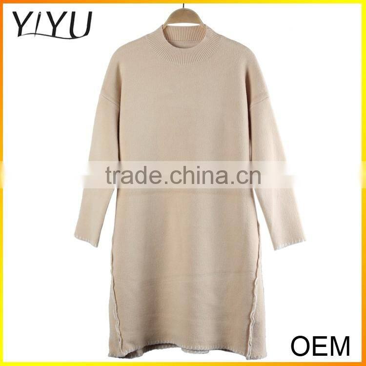 Clearance sweater ladies winter long knit pullover