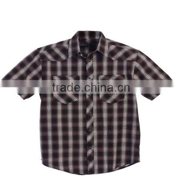 2016 new wholesale Long Sleeve Snap custom mens casual dress shirts