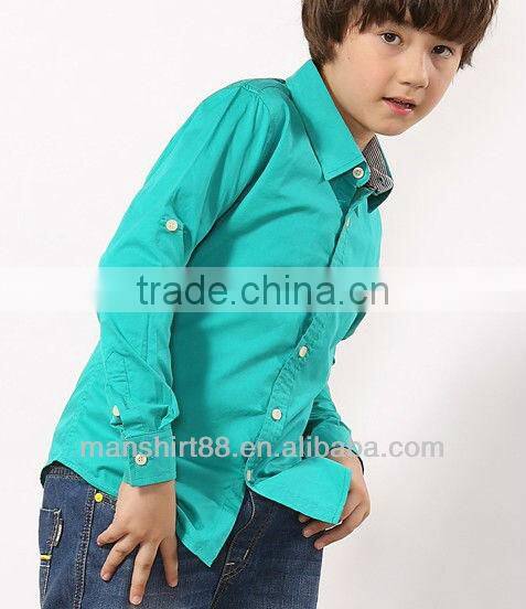 2017small school kids shirt boy shirt