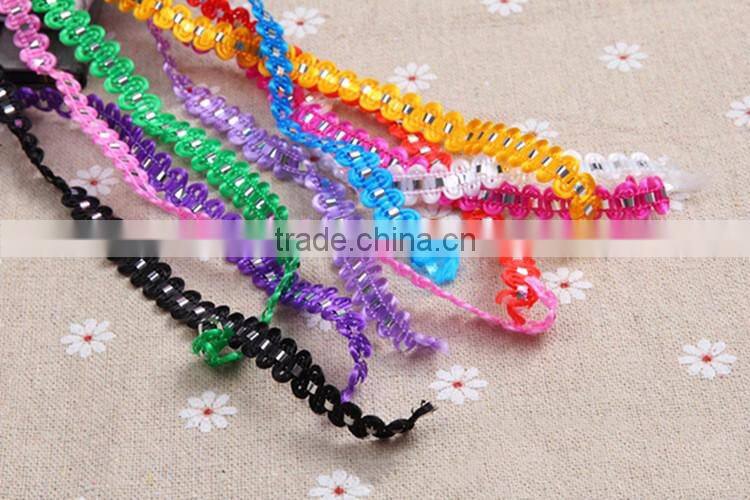 2016 New Lace Design Clothing Dress Trimming Cheap Lace With Sequin