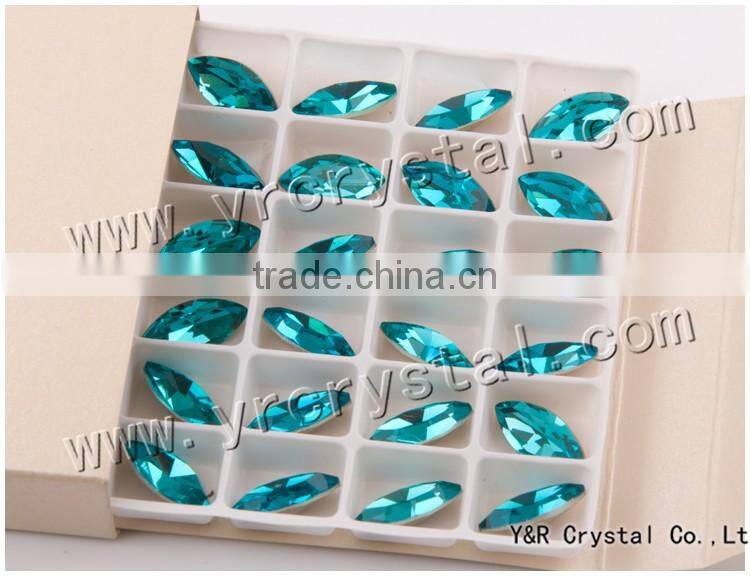 Navette crystal fancy stone crystal rhinestone for mobile cover