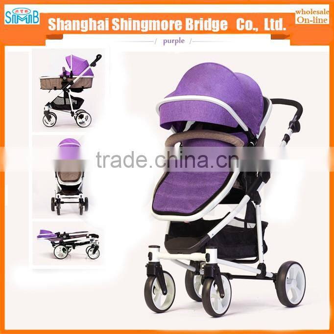 2016 China baby goods factory hot wholesale baby stroller aluminum baby walker