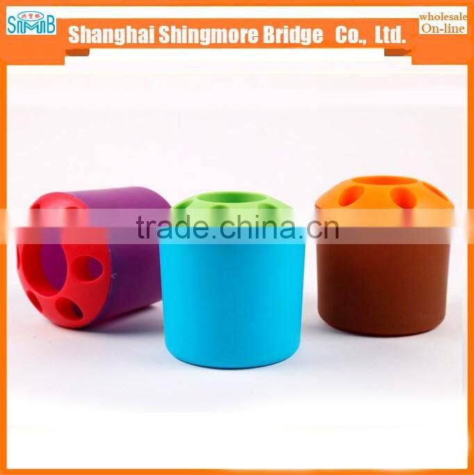 hot sales cheap price plastic muti function pencil cup for office