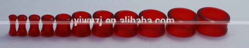 2014 Round Ear Plugs Fack ear Tunnel Acrylic tapers body piercing jewelry