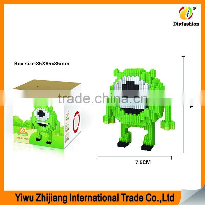 Hot Sale 3D Mode Mini Diamond Dinosaur Eva Blocks Intelligence Blocks Toys for Childrens