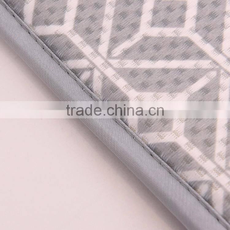 Factory supplier microfiber printing water absorbent kitchen dish drying mat