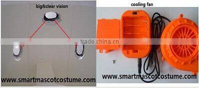 EVA plush material adult dragon costume blue dragon mascot costume