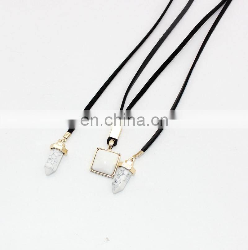 Black Faux Suede Choker Necklace
