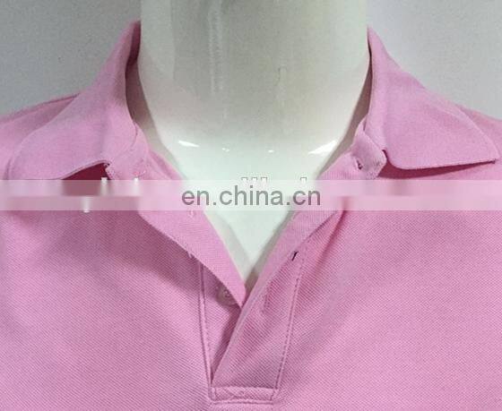 100% cotton polo t-shirt,classic polo t-shirt, tshirt pink plain cotton stock