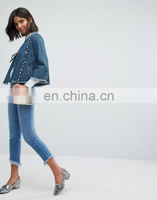 Denim jacket womens fashion jacket denim jackets for lady