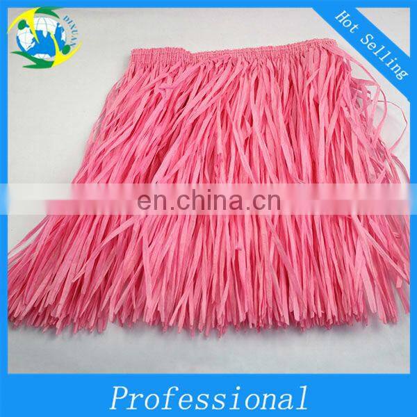 Colorful Plastic Hula Skirt/Paper Grass Skirt(DX-JQ-00211)