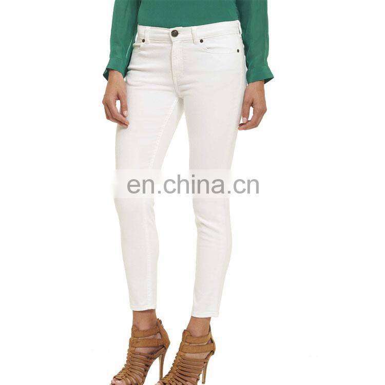 wholesale fashion white Casual pants hot sale office trousers for ladies