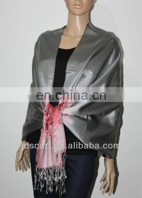 new hijab evening dress JDS-132# elegant luster and soft silk hijab