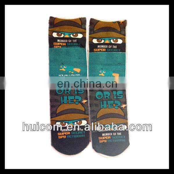 2014 new custom sublimation crew socks