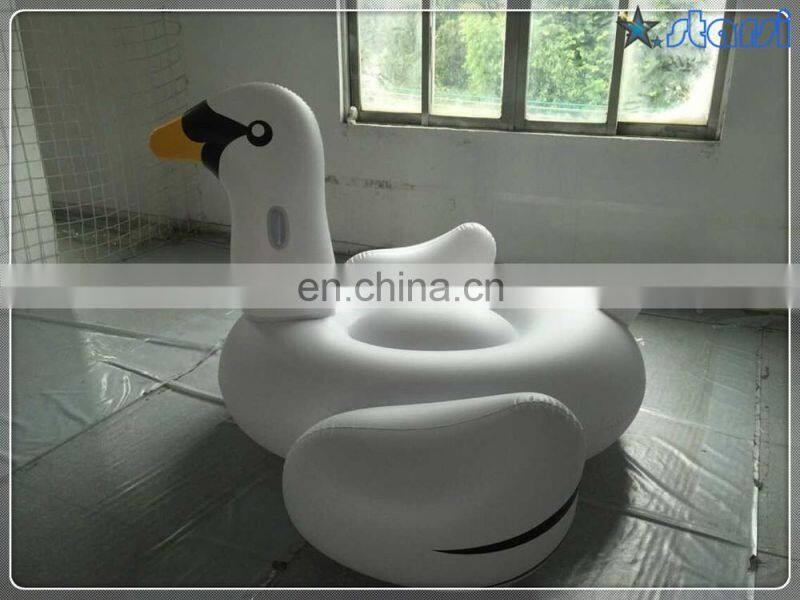 2016 New type White Inflatable Swan, 200cm Large inflatable water floats, Pool float