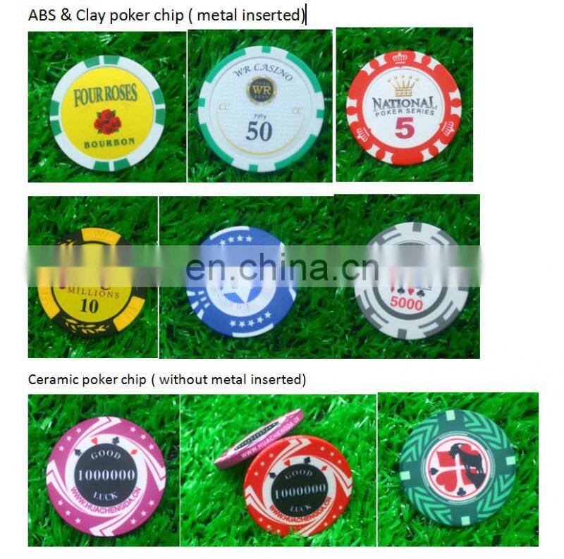 Popular UK golf plastic poker chip ball marker for bulk selling