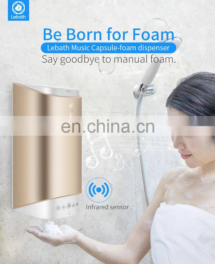 Wall mounted hand wash sensor foam dispenser