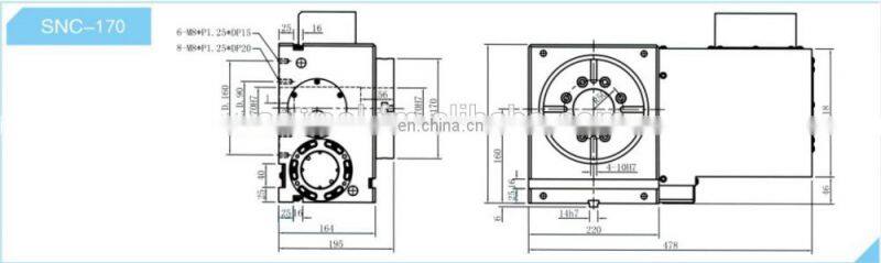 High Quality Cam Indexing Cnc Work Table Cnc Machine Tool for Machining Center