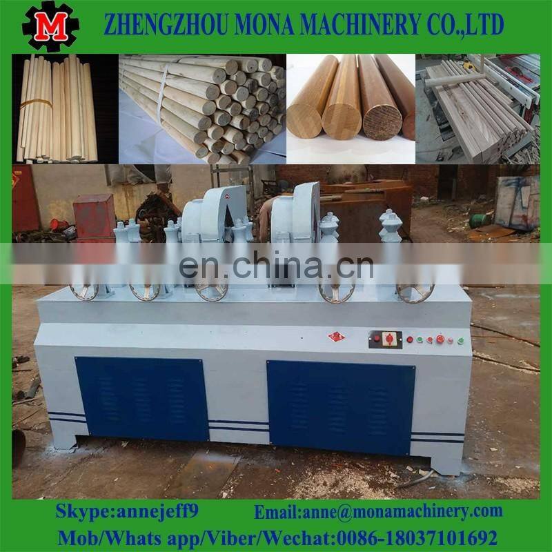 High Quality Threaded Wood Broom Handle Rod Mop Stick Maker Molding Equipment Wood Broom Stick Making Machine