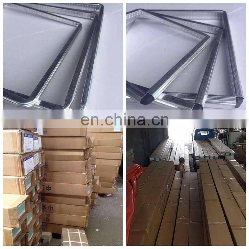 Standard aluminum spacer bar and corner keys for insulated glass sealed units