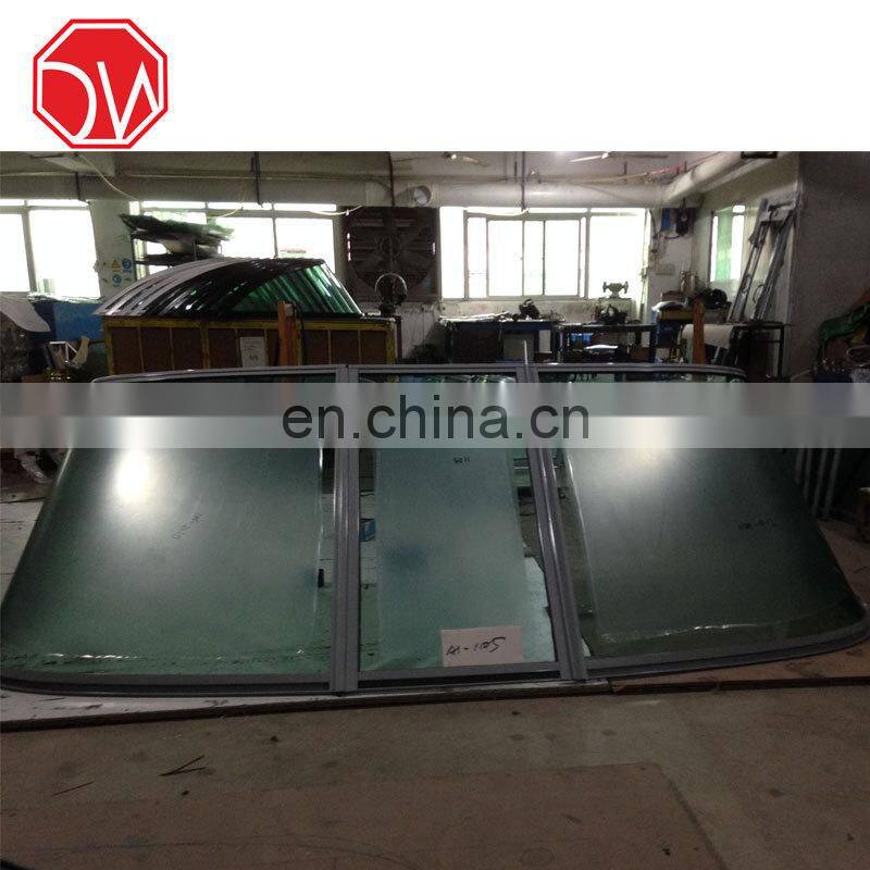 Yacht Customized Aluminum Alloy Boat Front Windshield Glass