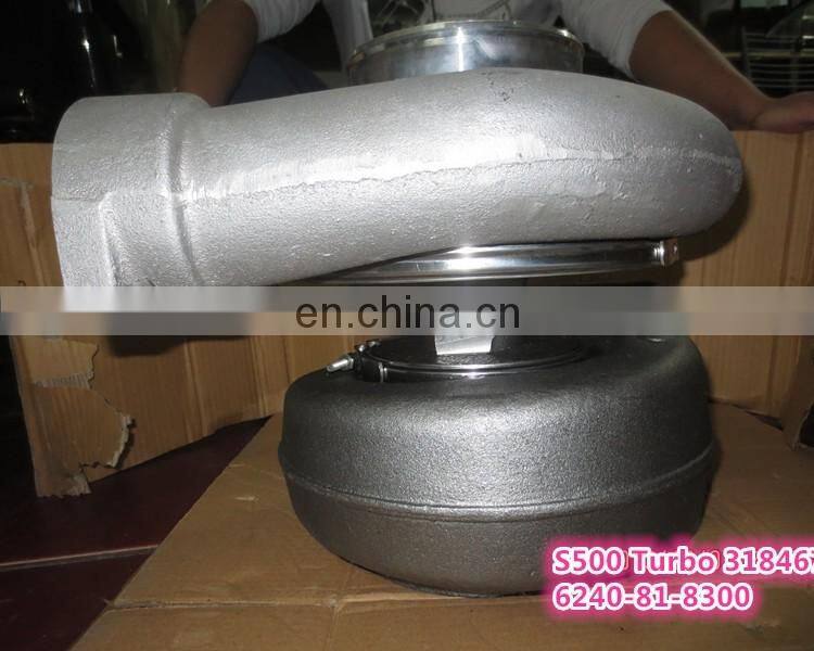 High quality turbocharger for Komatsu Gen Set P135 Engine repair parts S500 Turbo 318467 318149 6240-81-8300