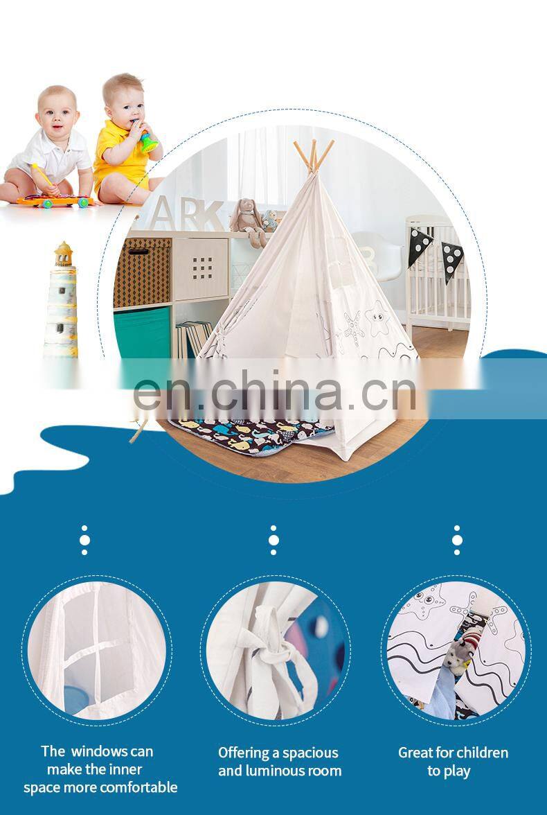 Popular kids teepee tent play house party tent Toy tent for sale