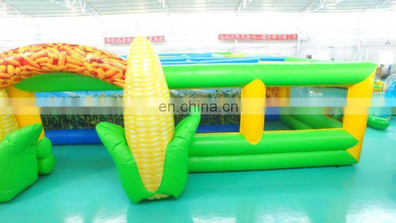 Outdoor Indoor Inflatables Challenge Game Inflatable Corn Maze Obstacle Course For Sale